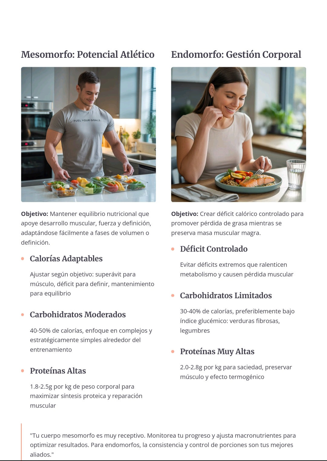 Nutrición y Entrenamiento para la Composición Corporal Óptima